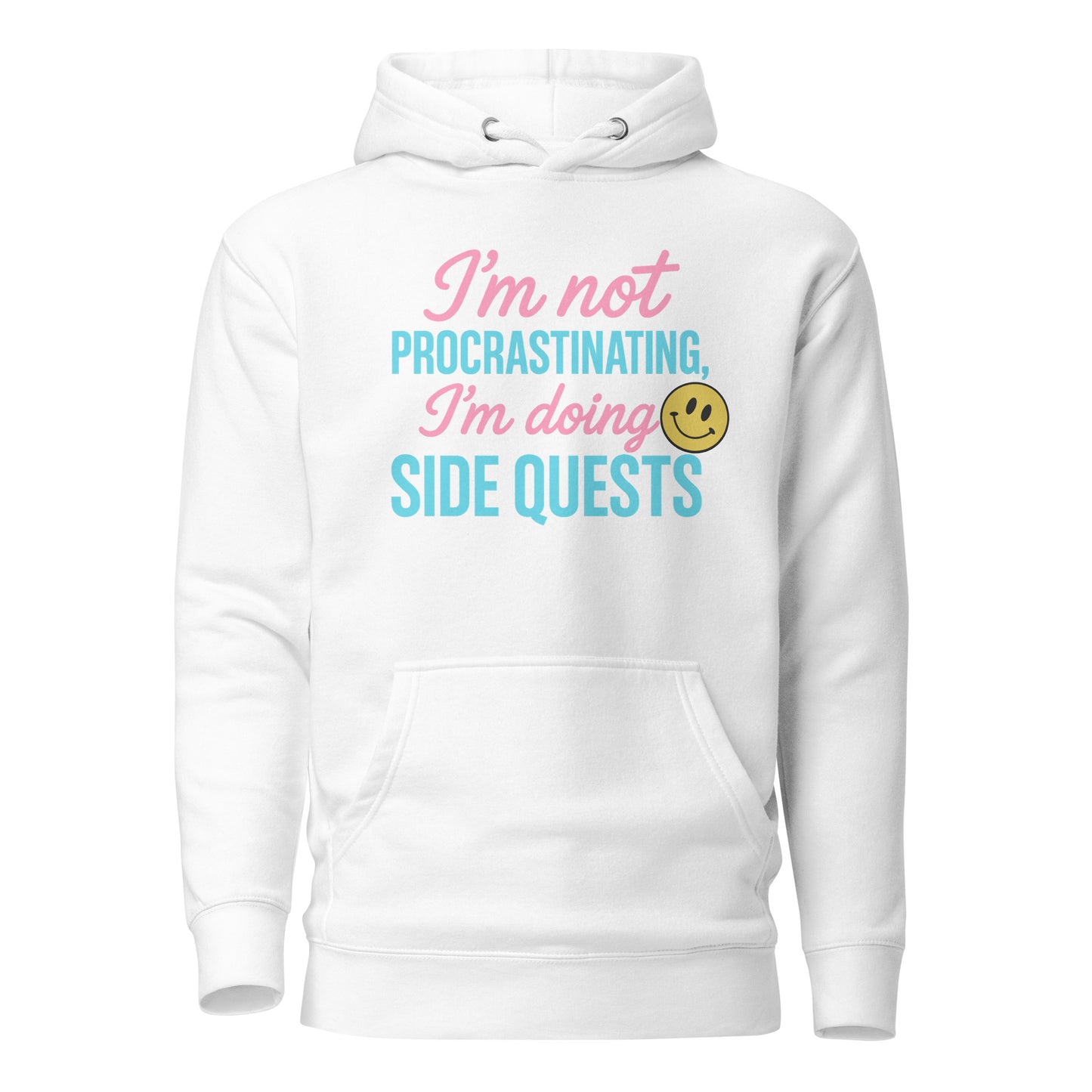 Side Quests Hoodie Funny Gamer Humor Cozy Streetwear – original gamer merch by GenioGoods