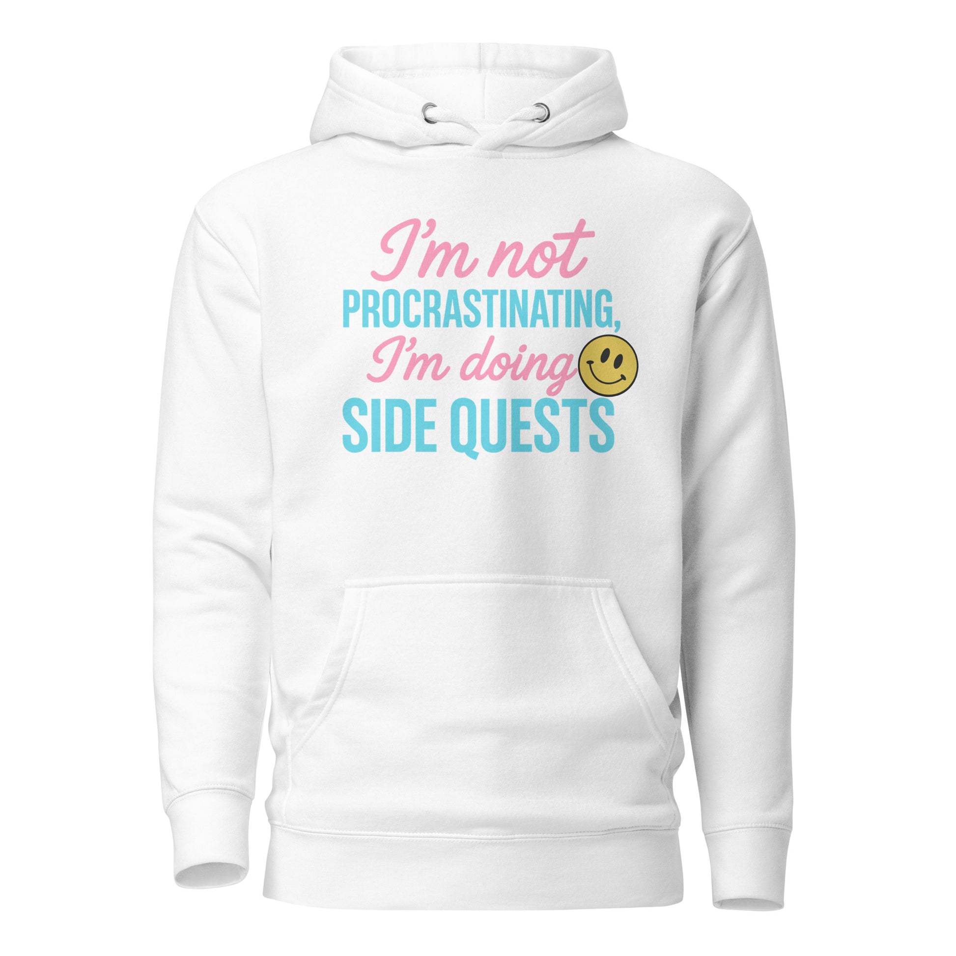 Side Quests Hoodie Funny Gamer Humor Cozy Streetwear – original gamer merch by GenioGoods