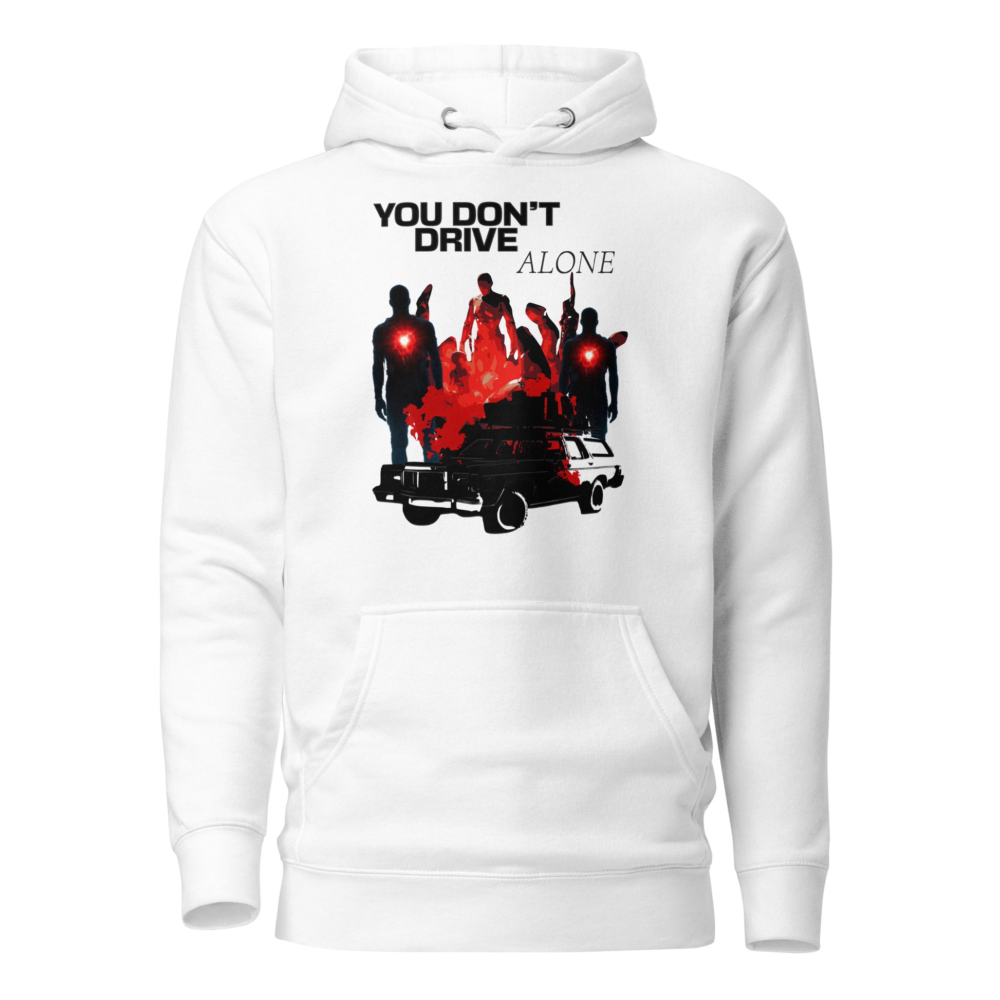 Atmospheric Road Survival Hoodie – Pacific Drive Inspired – fan-made gamer merch by GenioGoods