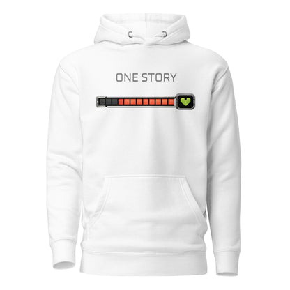 Hoodies featuring a game-inspired graphic design