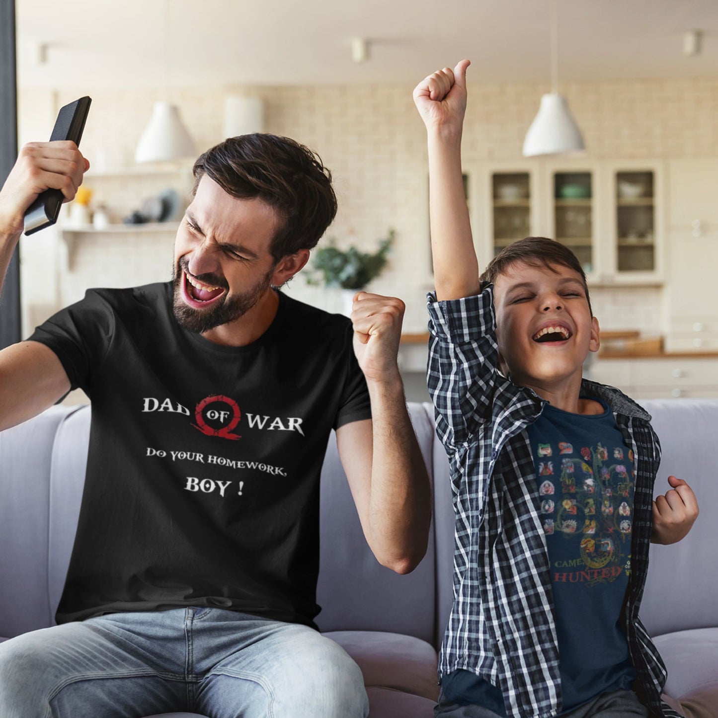T-shirt « Dad of War » – Parodie du père gamer pour les fans de Kratos