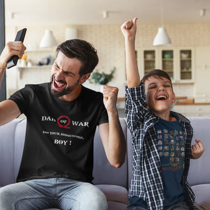 T-shirt « Dad of War » – Parodie du père gamer pour les fans de Kratos
