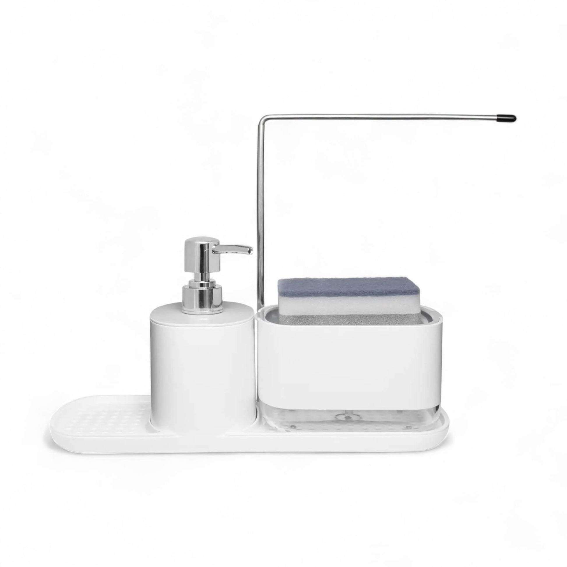 Kitchen soap dispenser set 4-in-1 – sleek sink organizer - Geniogoods