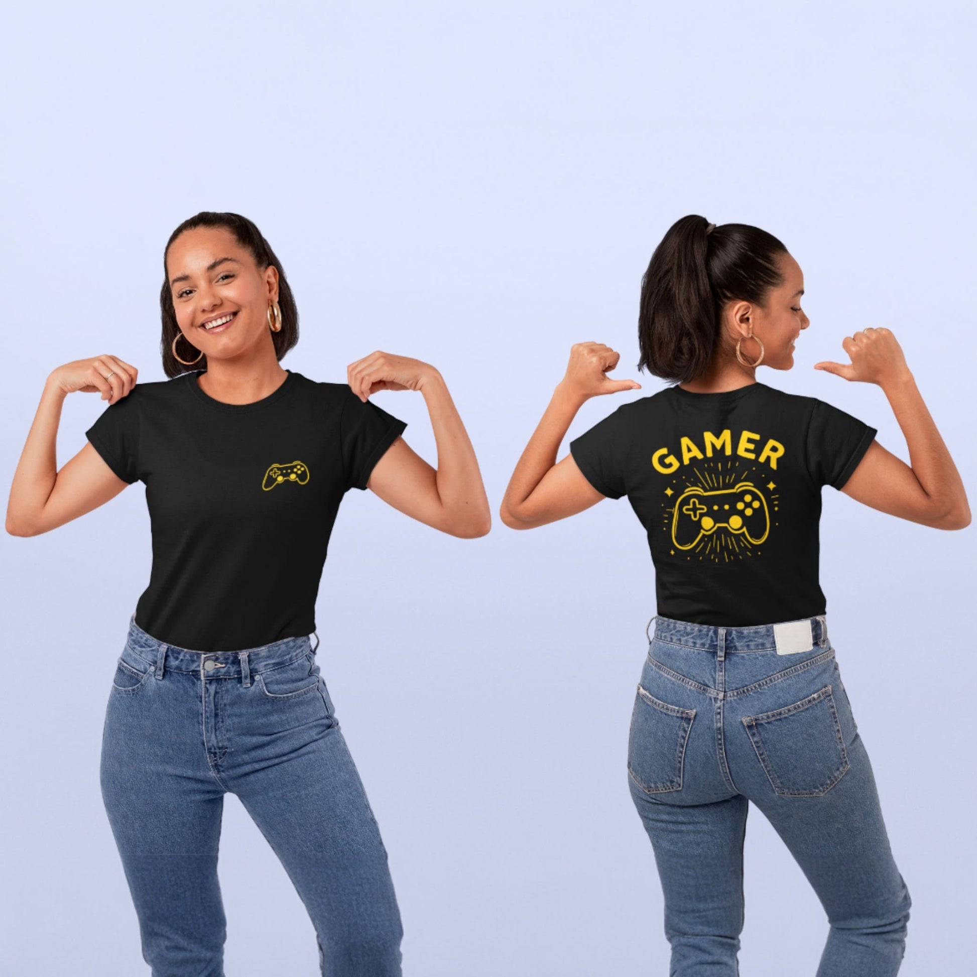 Gamer T-Shirt – Unisex Cotton Tee for True Players – fan-made gamer merch by GenioGoods