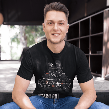 T-Shirts featuring a game-inspired graphic design