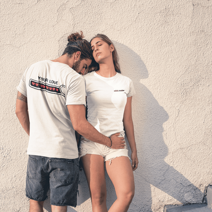 Love bar couple t-shirt – Your Love matching gaming apparel