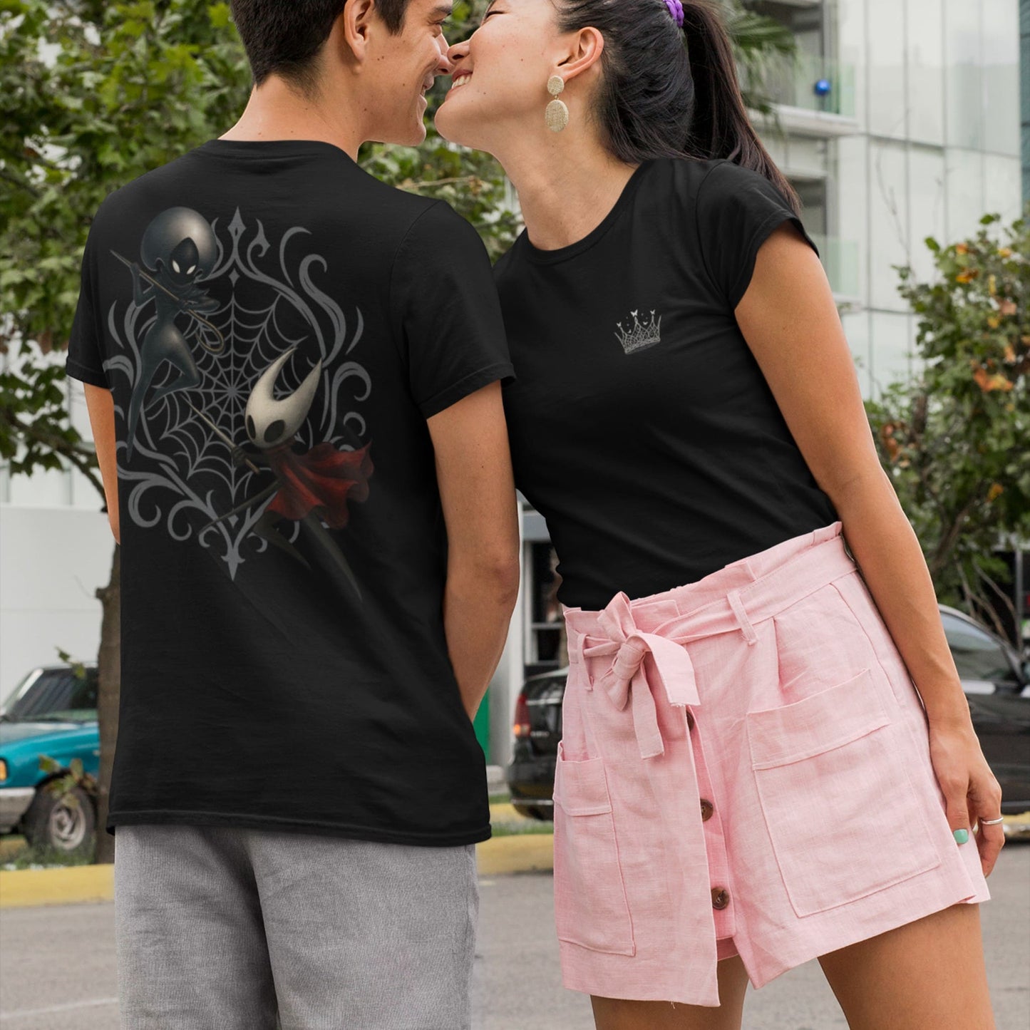 Hollow Knight Silksong Crown Shirt – Duel and Emblem – fan-made gamer merch by GenioGoods