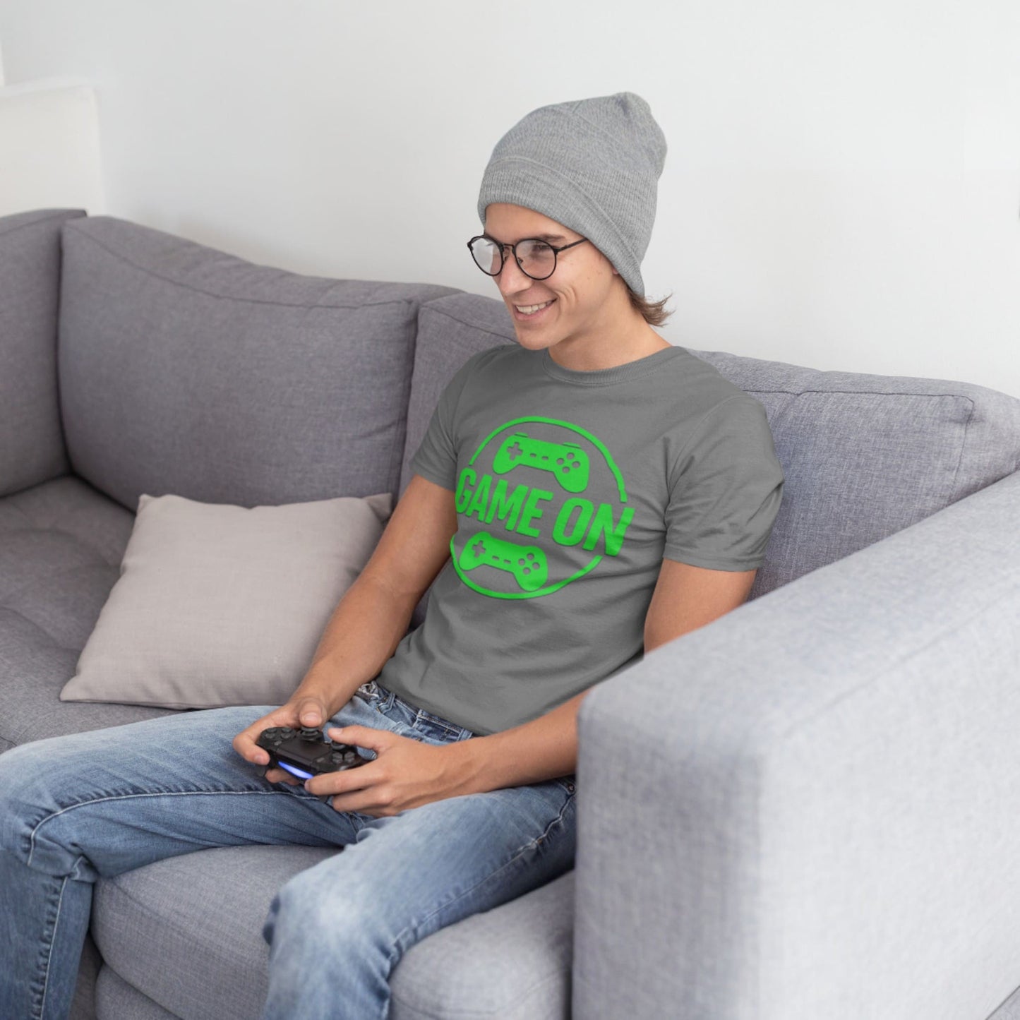 Game On T-Shirt – Unisex Cotton Tee for True Gamers – fan-made gamer merch by GenioGoods