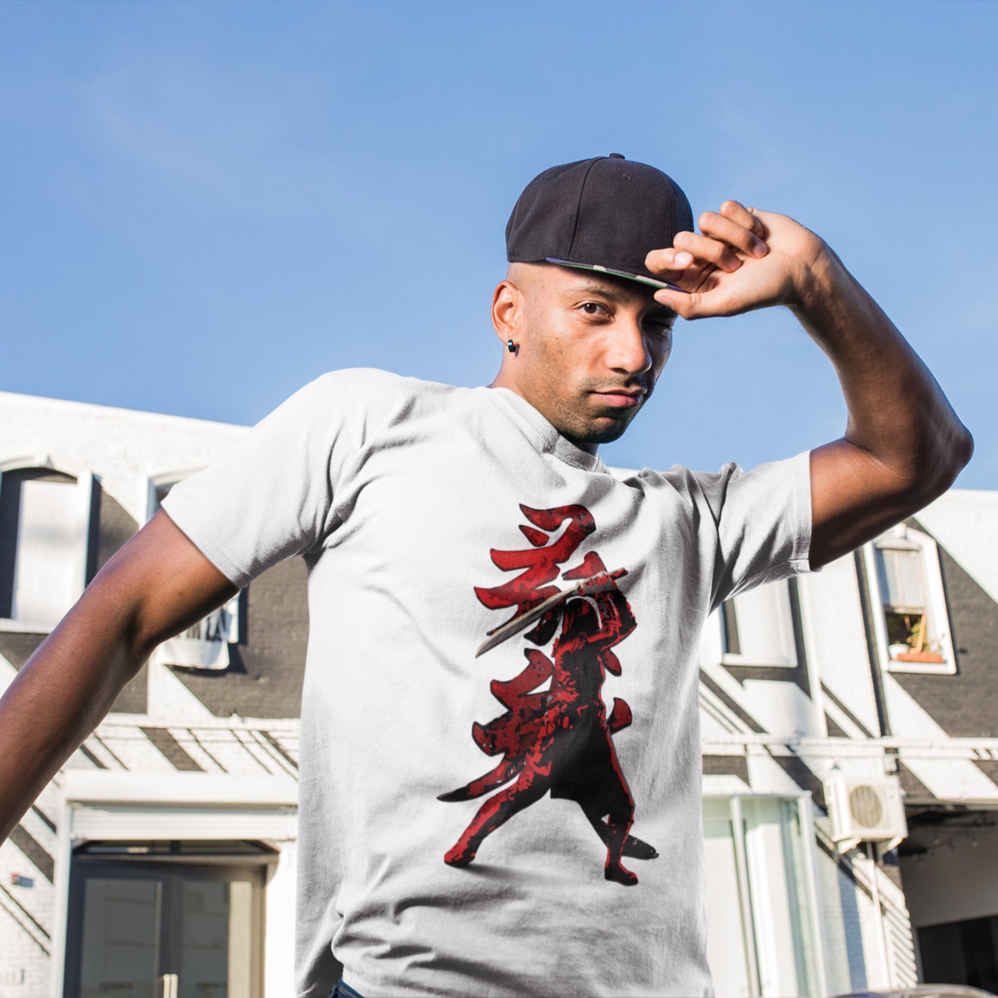 Naoe Samurai T-Shirt – Blade of Shadows Edition – fan-made gamer merch by GenioGoods