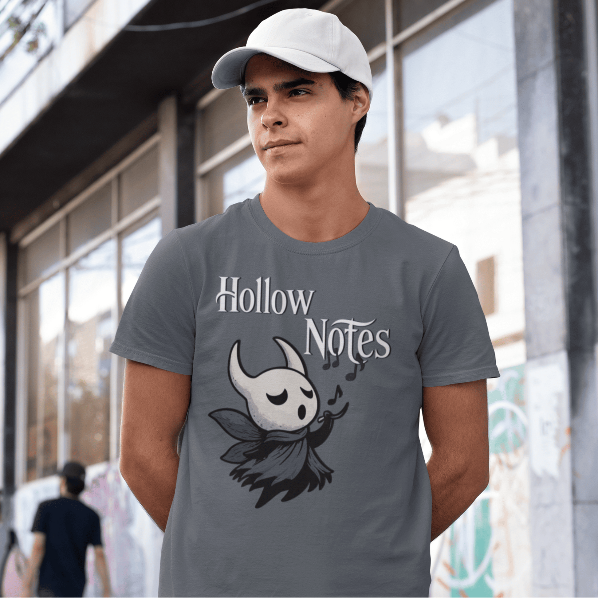 Hollow Notes T-Shirt – Cute Minimalist Fan Art Design – fan-made gamer merch by GenioGoods