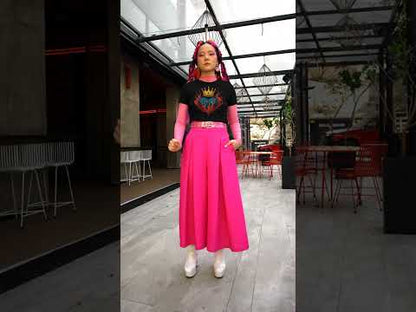 Crown Heart Flame T-Shirt – Unisex Cotton Statement Tee