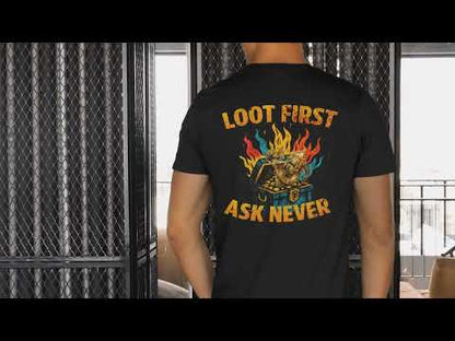 Camiseta «Primero el botín» de Borderlands 4 – Club de Cazadores de la Cámara