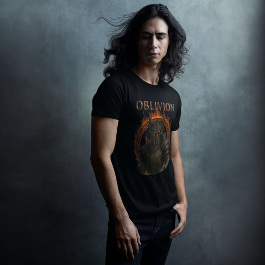 T-shirt Armure Daedrique Oblivion – Hommage à Dark Flame