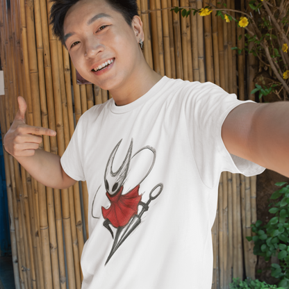 Hornet Silksong T-Shirt – Minimalist Sketch Art Style – fan-made gamer merch by GenioGoods