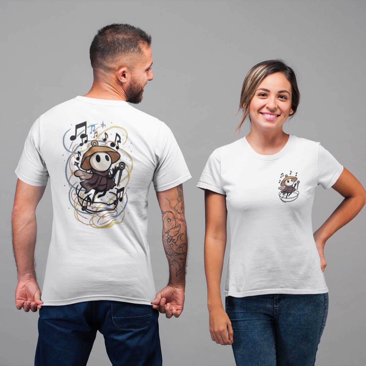 Hollow Knight Silksong Merch Shirt – Musical Tribute – fan-made gamer merch by GenioGoods