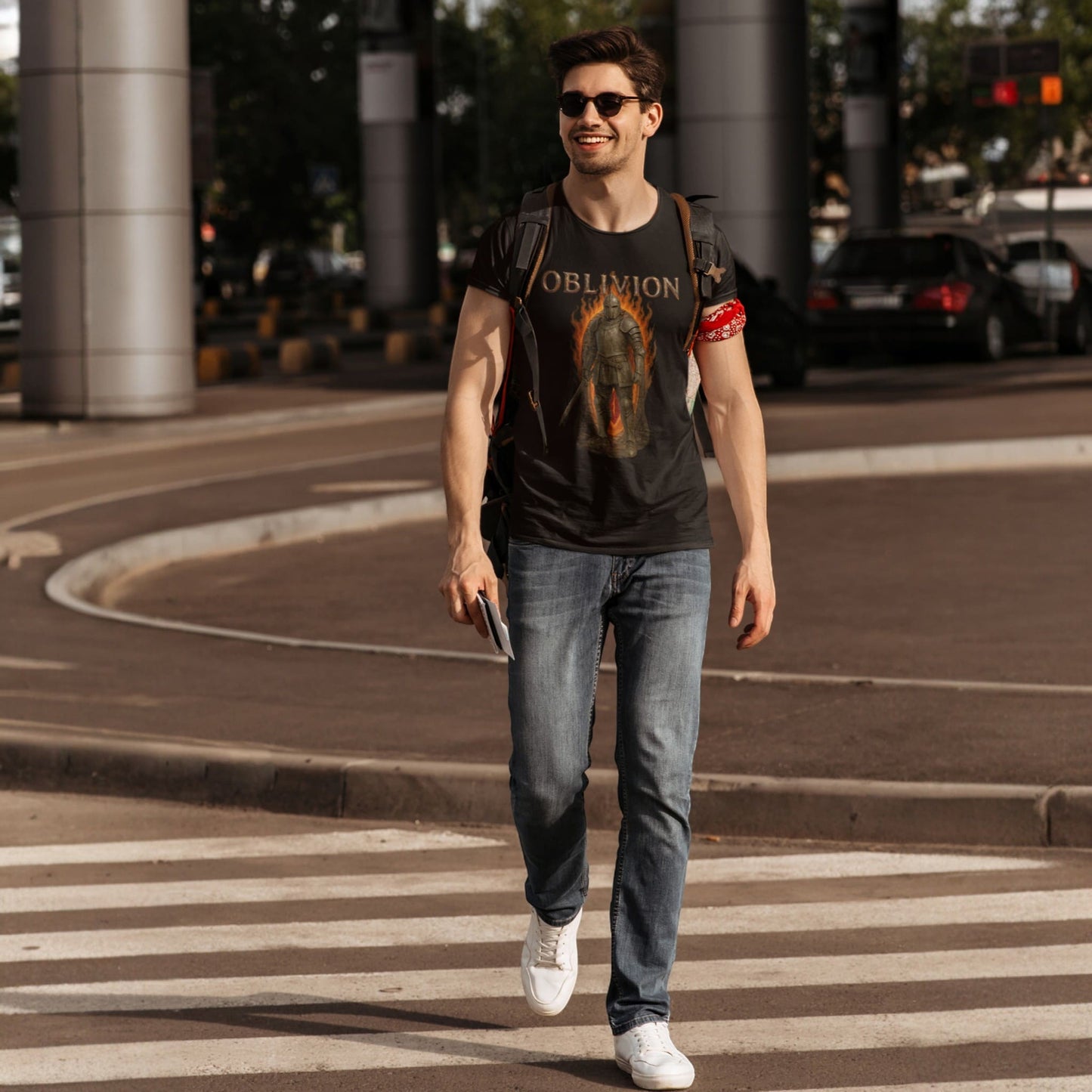 Camiseta remasterizada de Oblivion: homenaje a un fan de Classic Knight