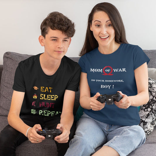 T-Shirts featuring a game-inspired graphic design