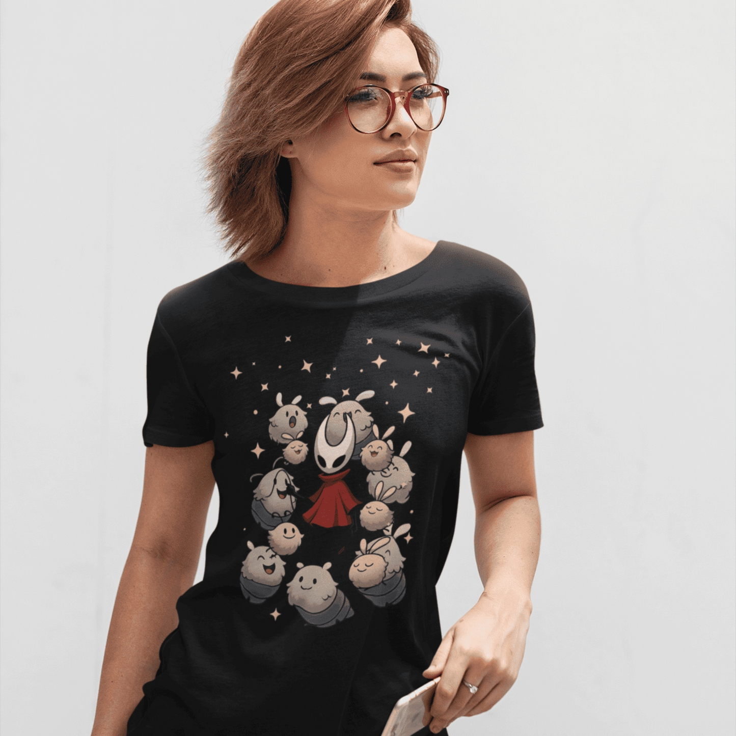 Hornet Grubs T-Shirt – Cute Minimalist Fan Art Design – fan-made gamer merch by GenioGoods