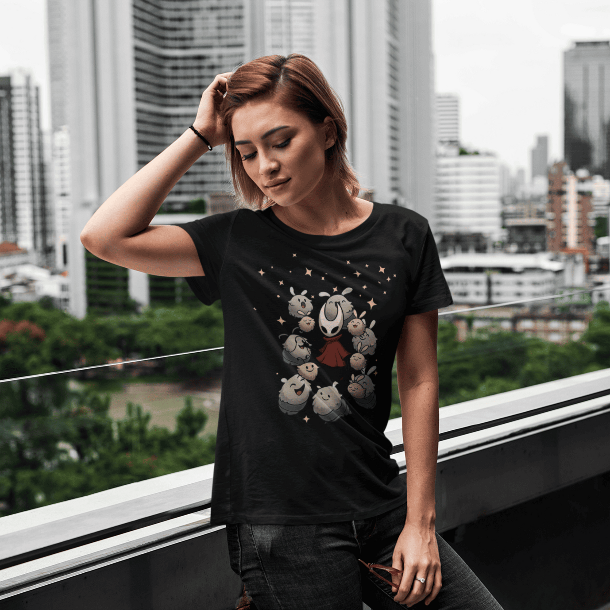 Hornet Grubs T-Shirt – Cute Minimalist Fan Art Design – fan-made gamer merch by GenioGoods