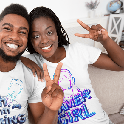 Gamer Girl T-Shirt – Neon Aesthetic Gaming Style Tee – original gamer merch by GenioGoods