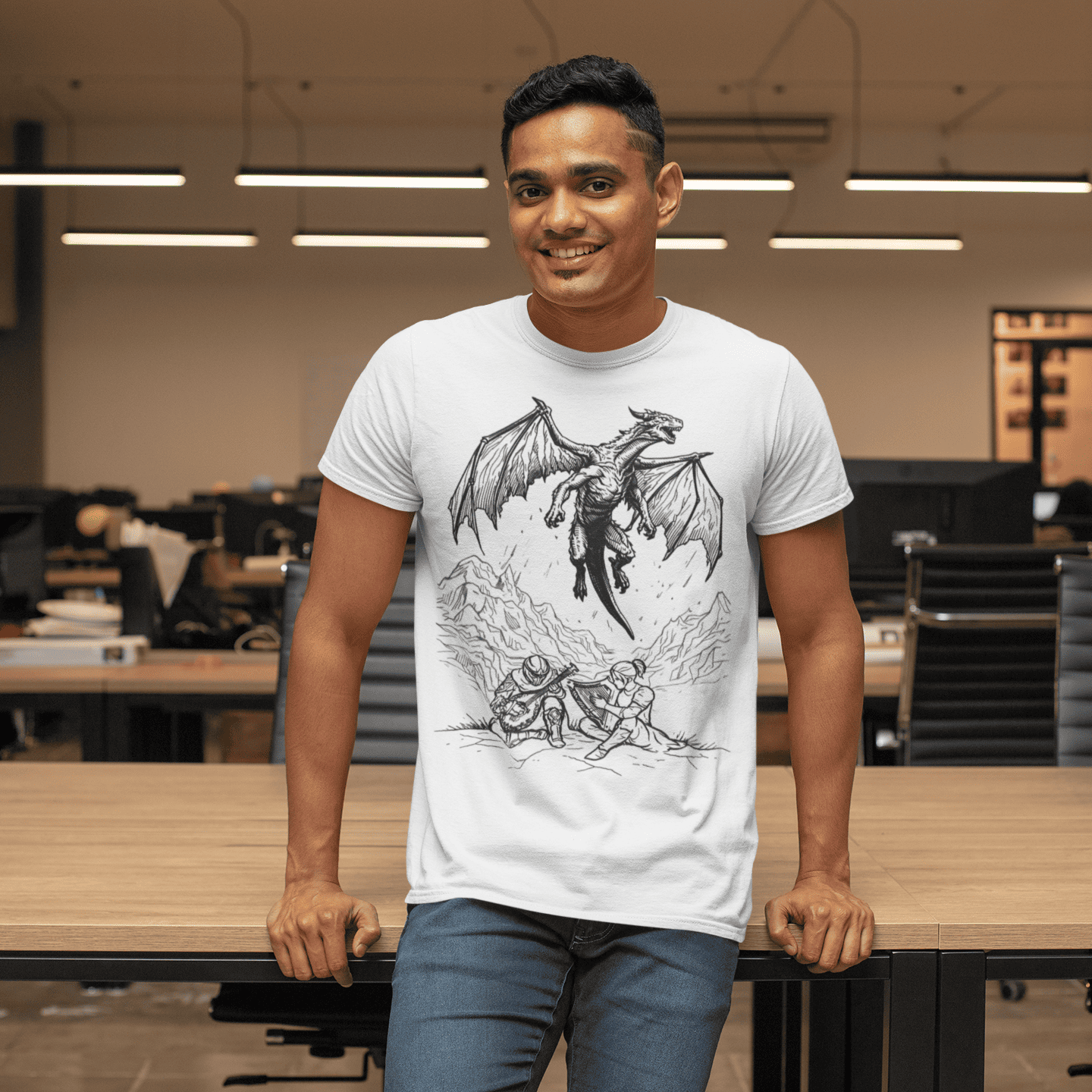 T-Shirts featuring a game-inspired graphic design