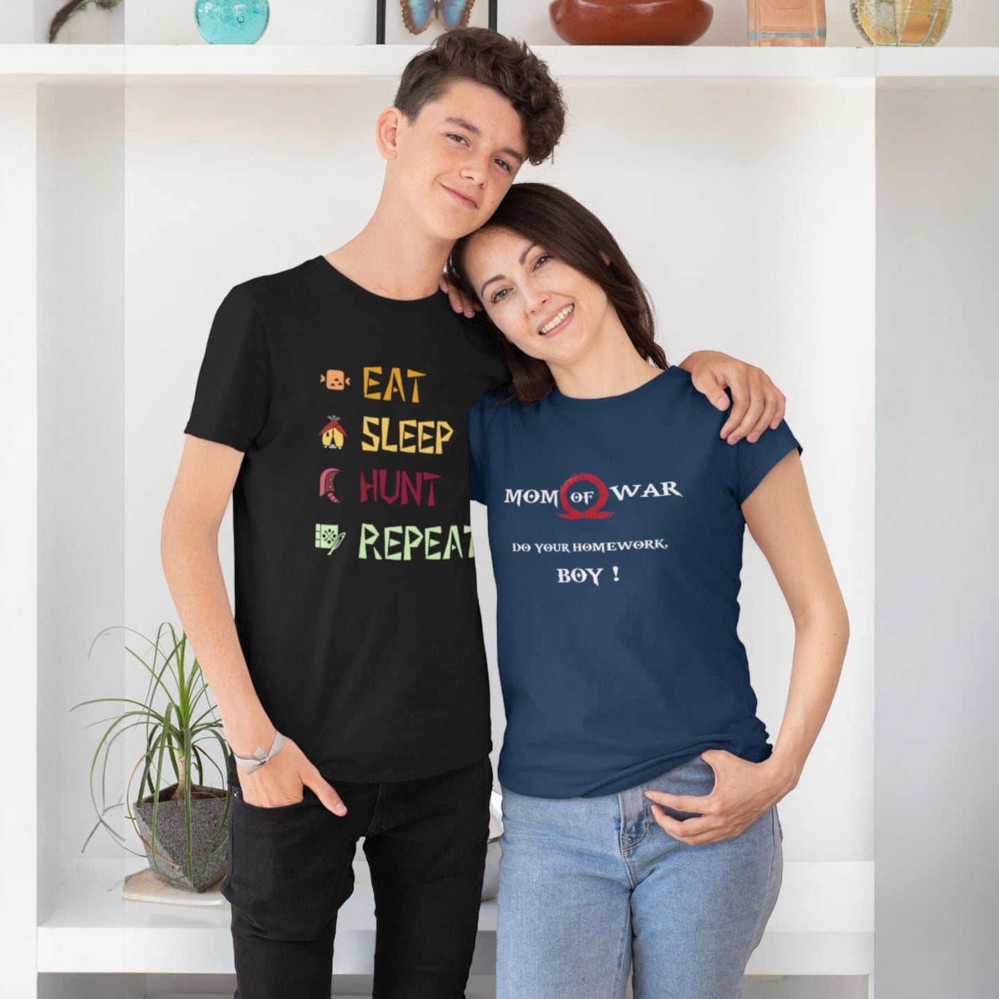 Mom of War T-Shirt – Gamer Parody Tee for Epic Moms