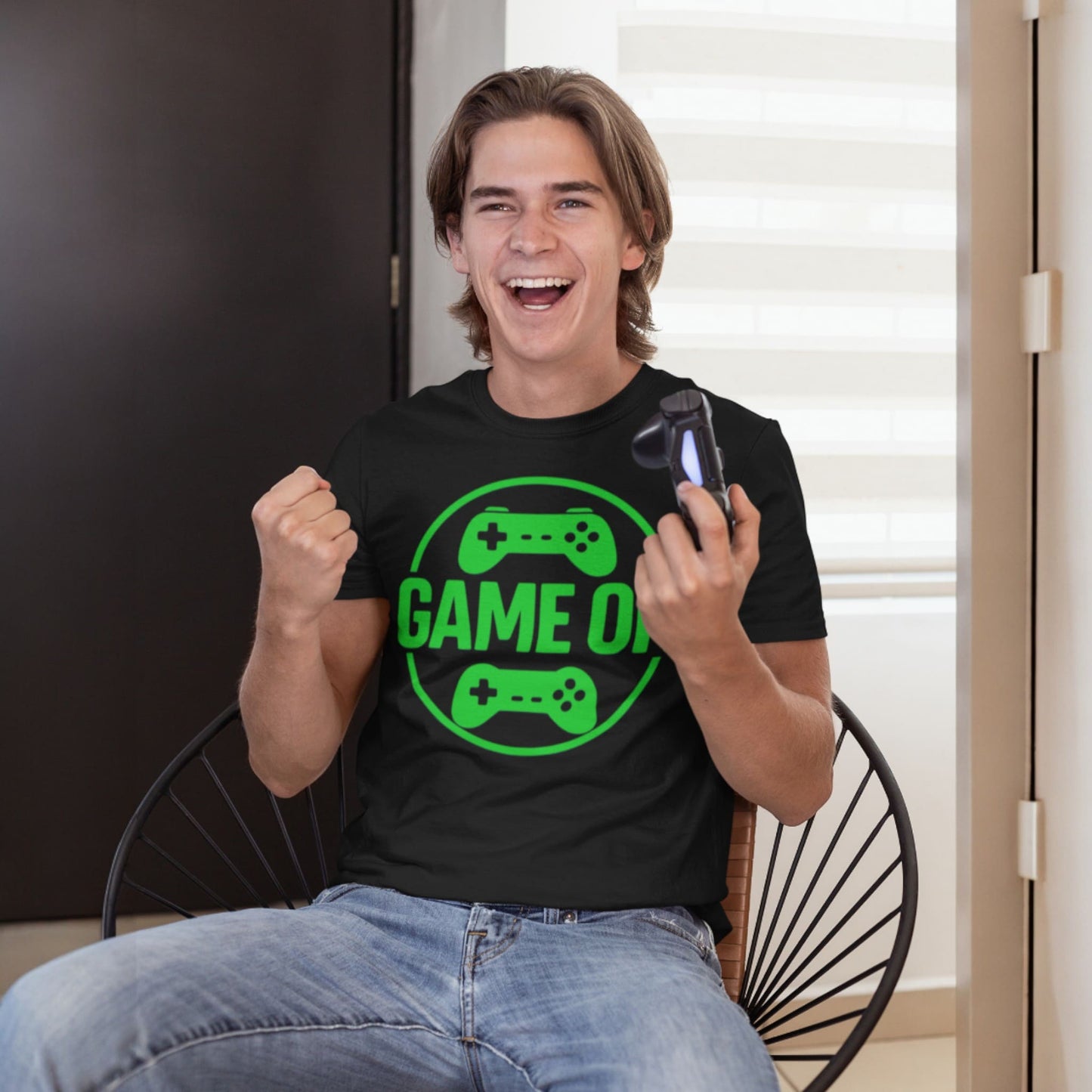 Game On T-Shirt – Unisex Cotton Tee for True Gamers – fan-made gamer merch by GenioGoods