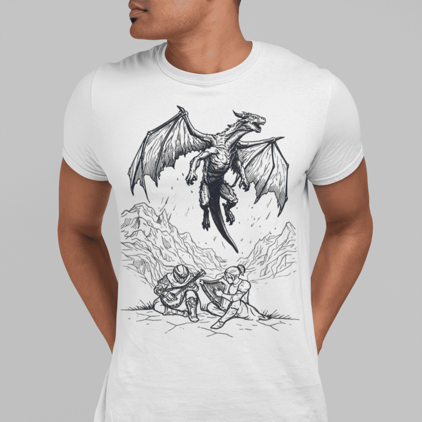 T-Shirts featuring a game-inspired graphic design