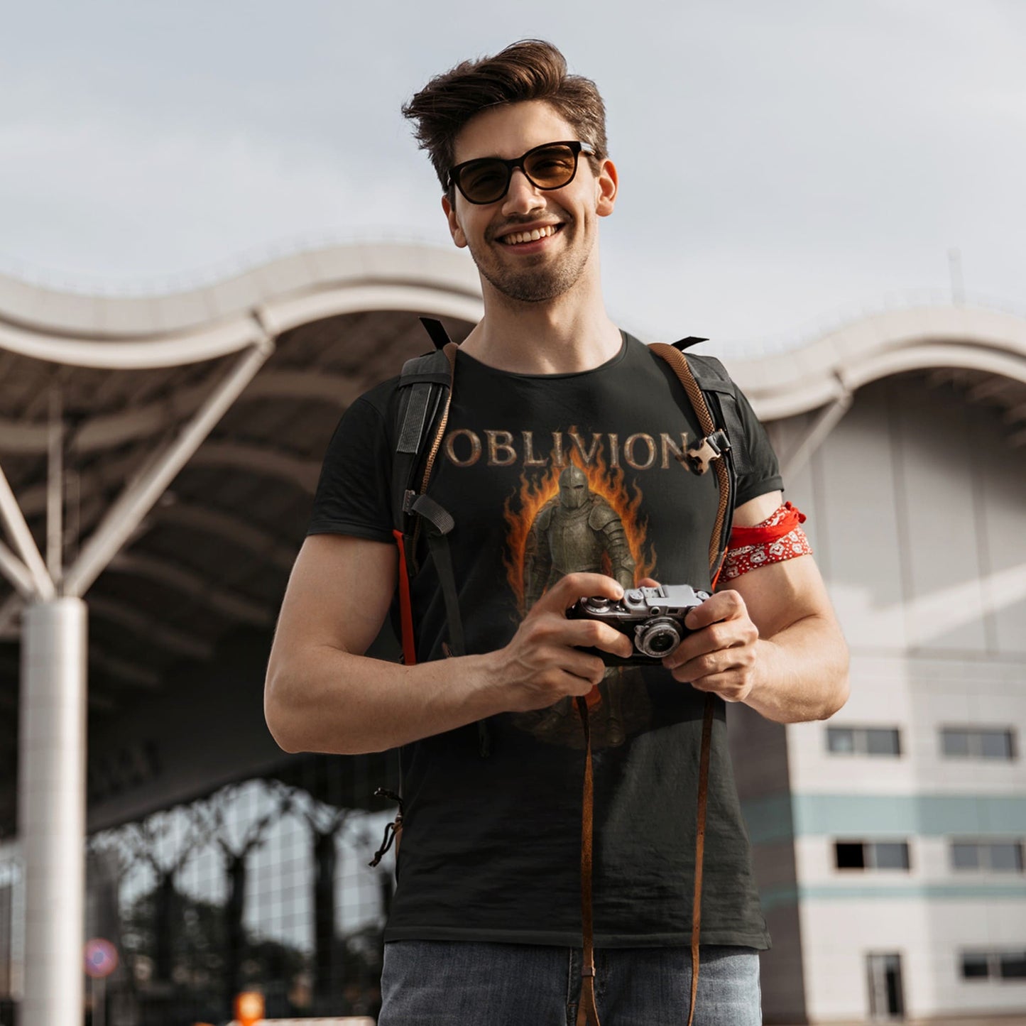 Camiseta remasterizada de Oblivion: homenaje a un fan de Classic Knight