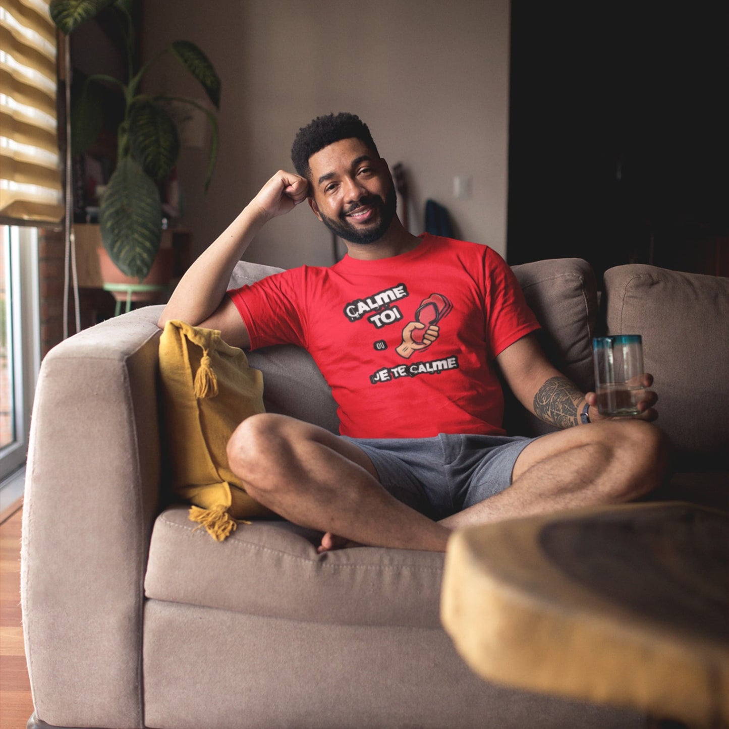 Calme Toi Ou Je Te Calme T-Shirt – French Meme Tee