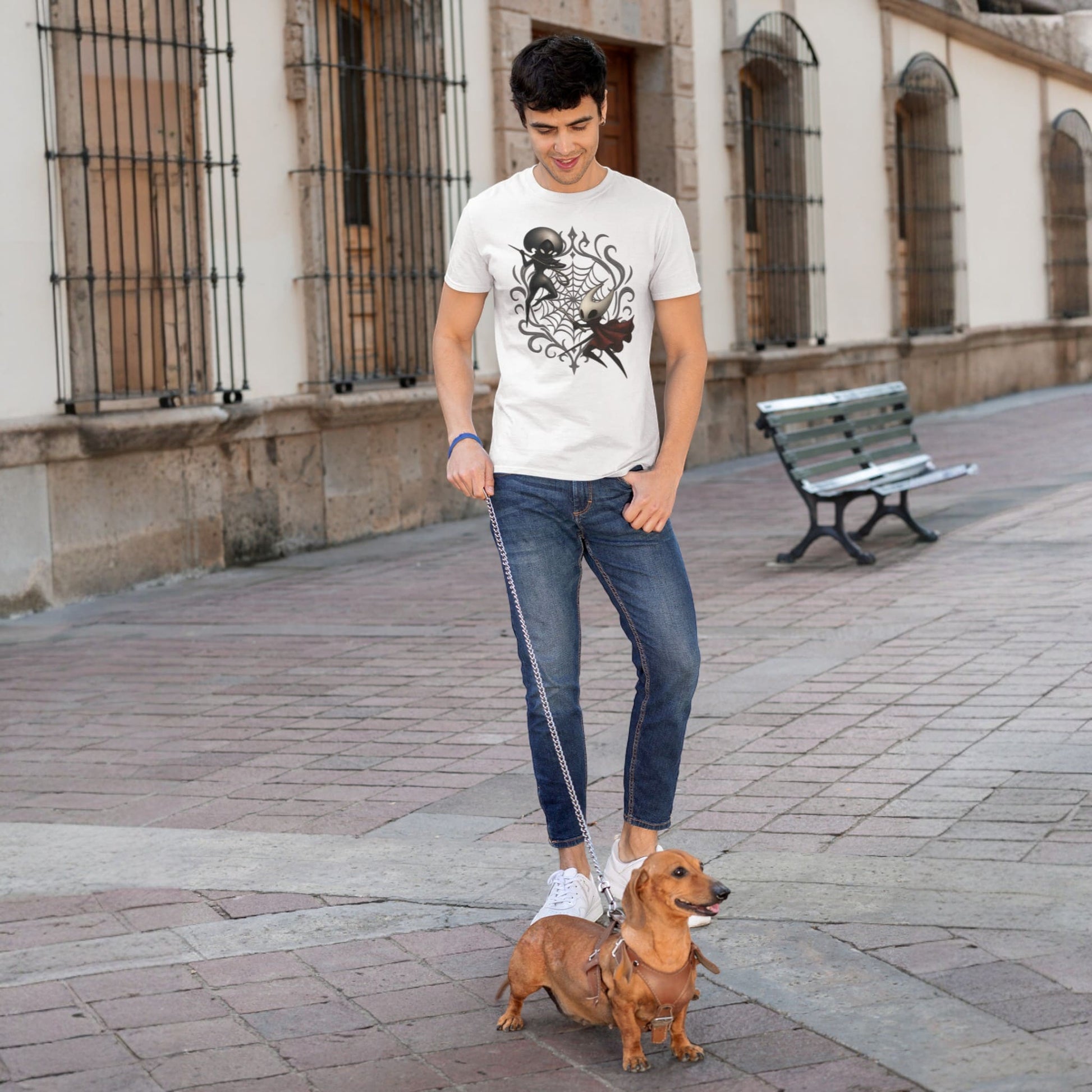 Hornet Hollow Knight Shirt – Silksong Battle Web Art – fan-made gamer merch by GenioGoods