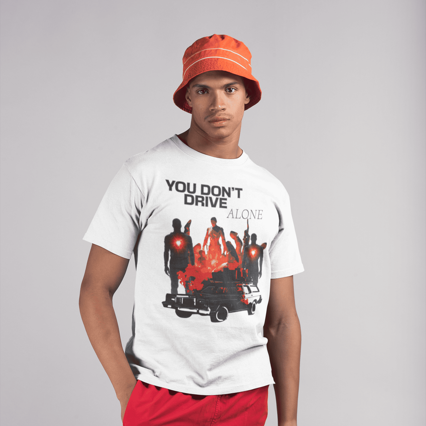 Atmospheric Road T-Shirt – Inspired by Pacific Drive – fan-made gamer merch by GenioGoods