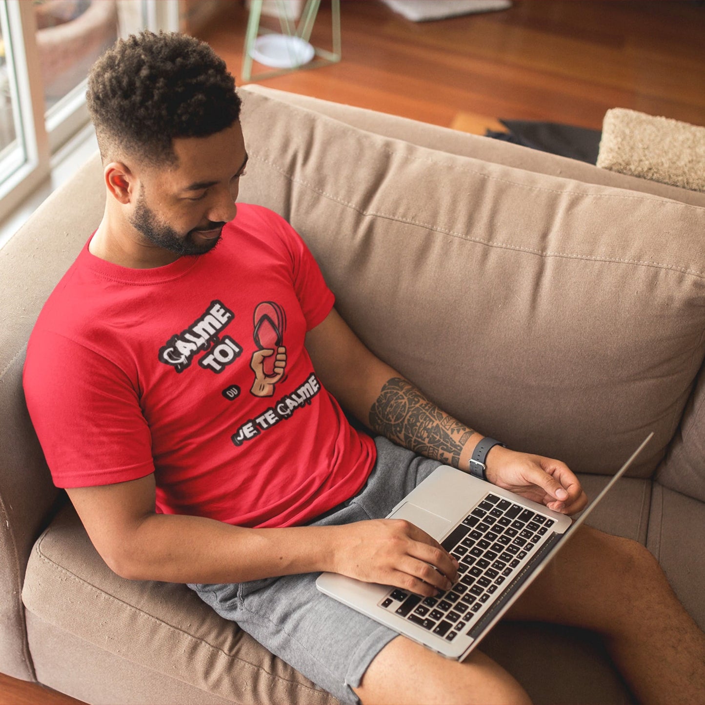 Calme Toi Ou Je Te Calme T-Shirt – French Meme Tee