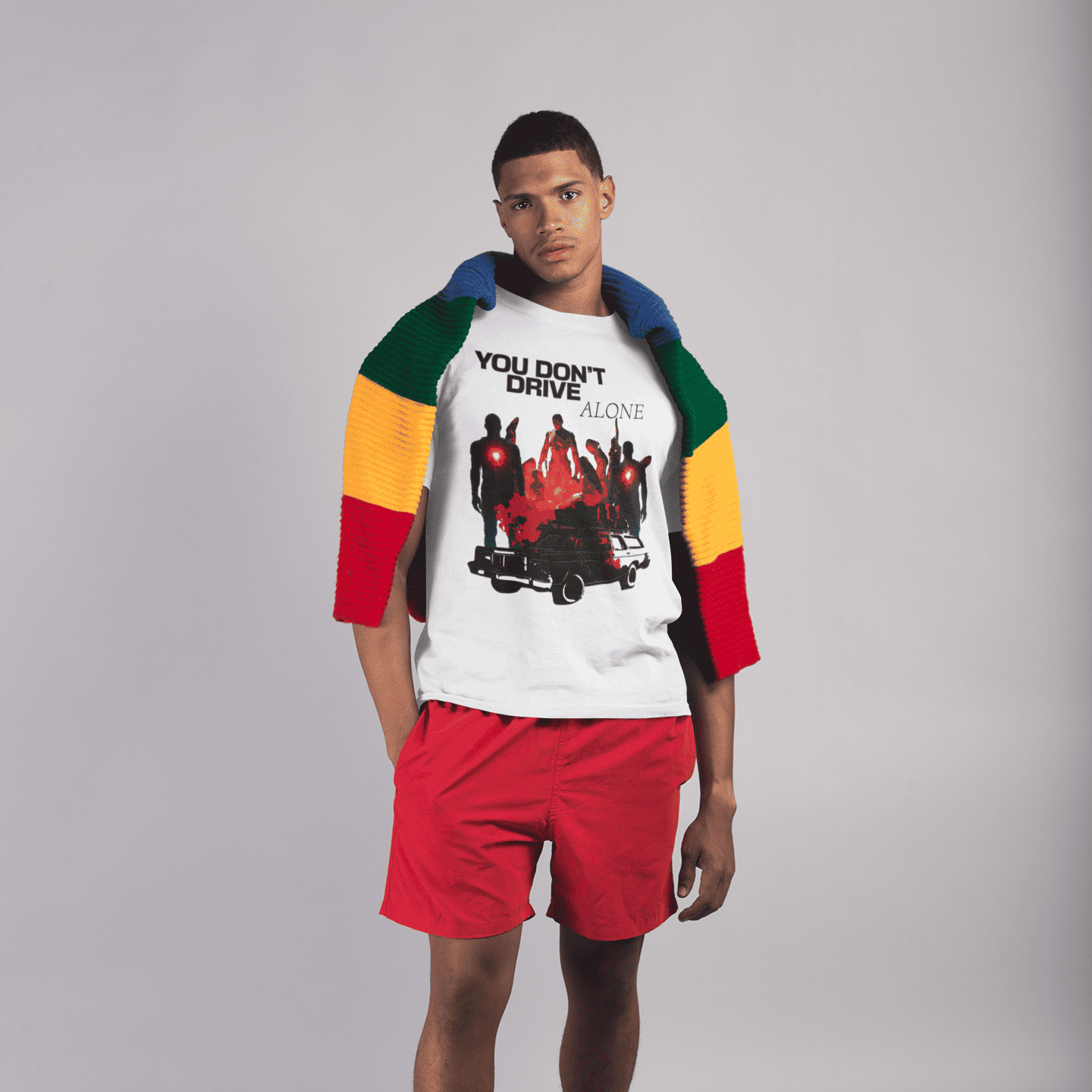 Atmospheric Road T-Shirt – Inspired by Pacific Drive – fan-made gamer merch by GenioGoods