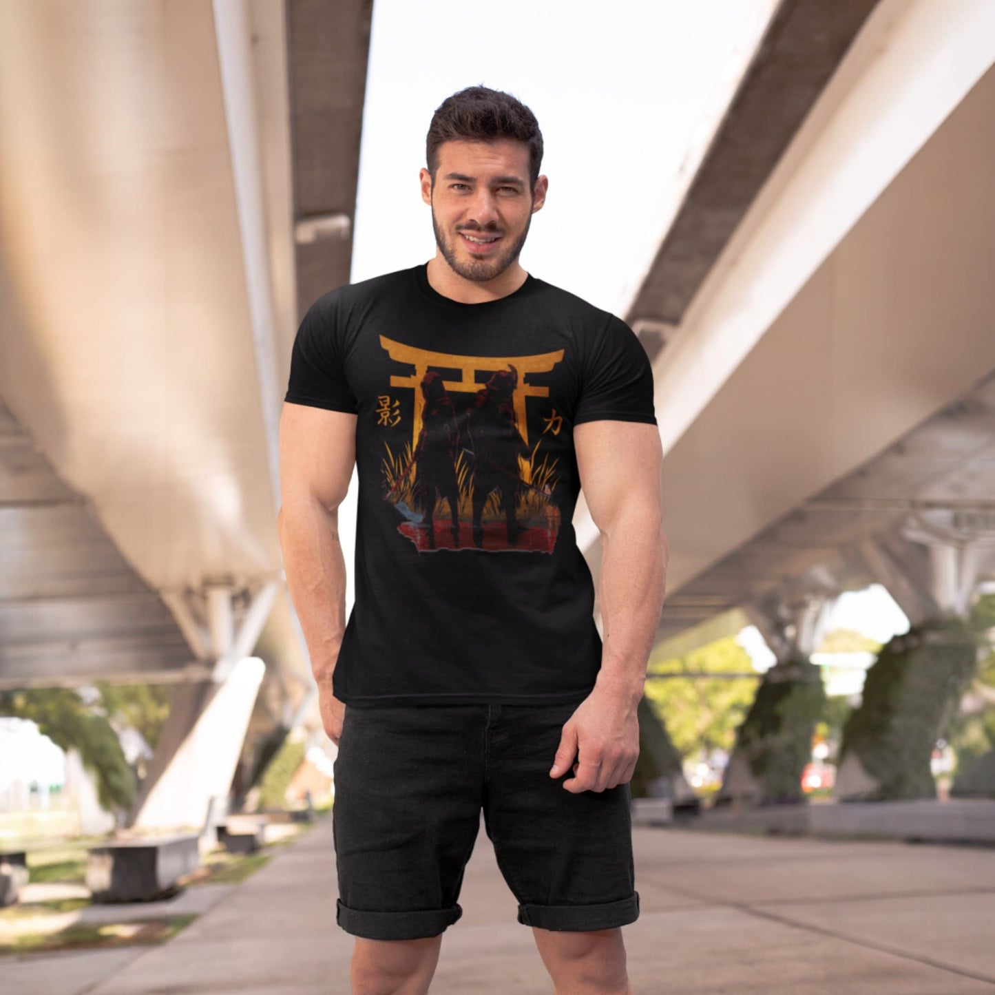 Assassin’s Creed Samurai T-Shirt – Shadowed Honor Tribute – fan-made gamer merch by GenioGoods