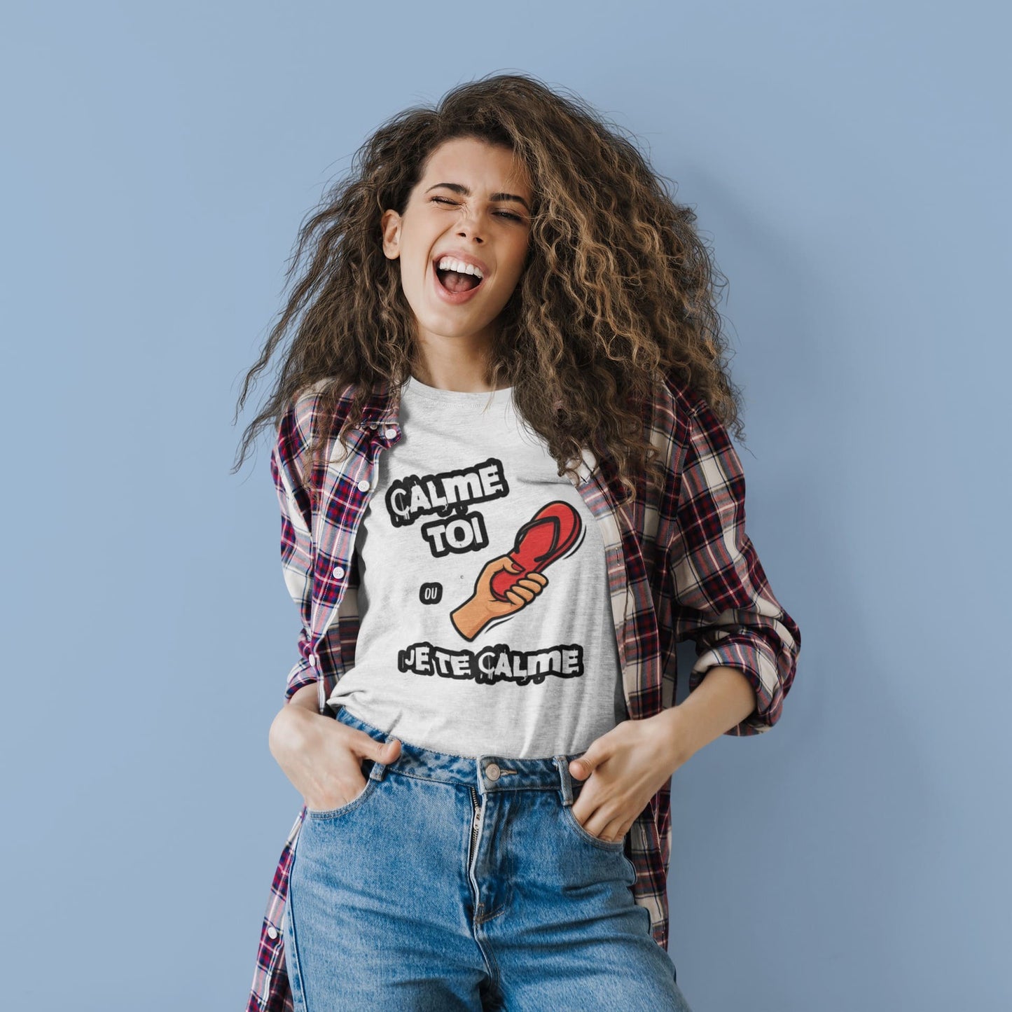 Calme toi ou je te calme Shirt – Funny French Women’s Tee