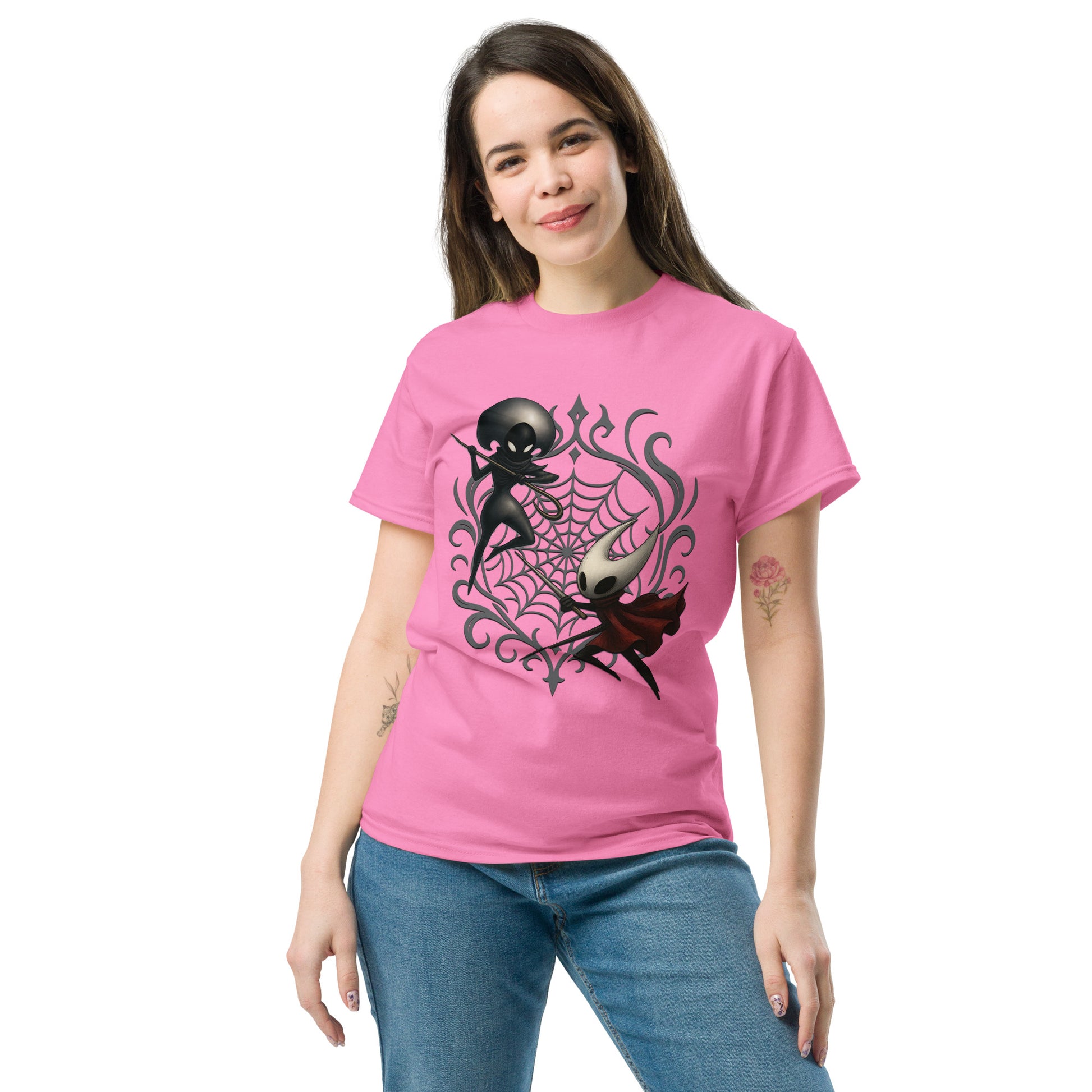 Hornet Hollow Knight Shirt – Silksong Battle Web Art