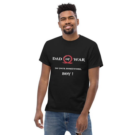 Dad of War T-Shirt – Gamer Father Parody for Kratos Fans