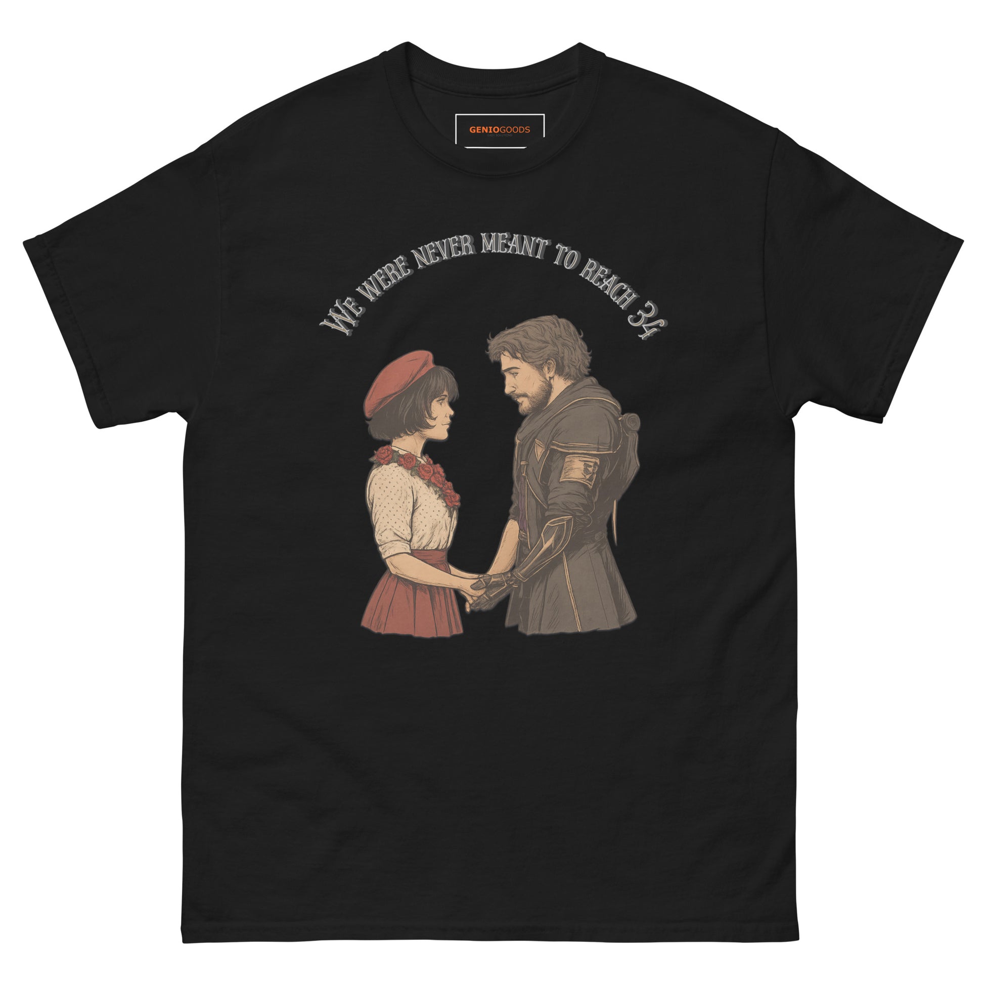 Clair Obscure Expedition 33 T-Shirt – We Were Never Meant to Reach 34