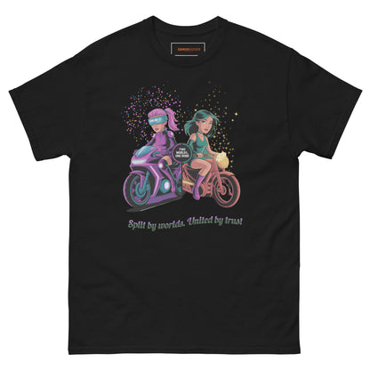 Two Worlds One Bond T-Shirt – Split Fiction Duo Ride