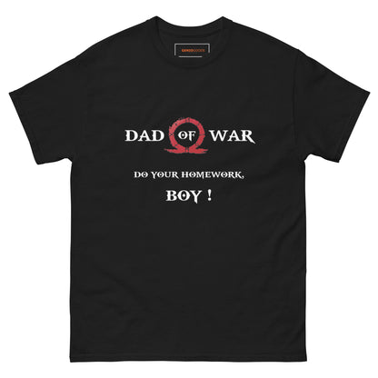 Dad of War T-Shirt – Gamer Father Parody for Kratos Fans