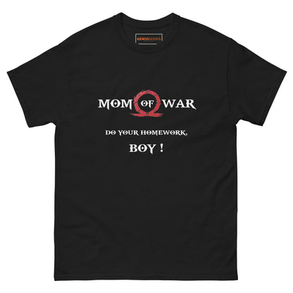 Mom of War T-Shirt – Gamer Parody Tee for Epic Moms