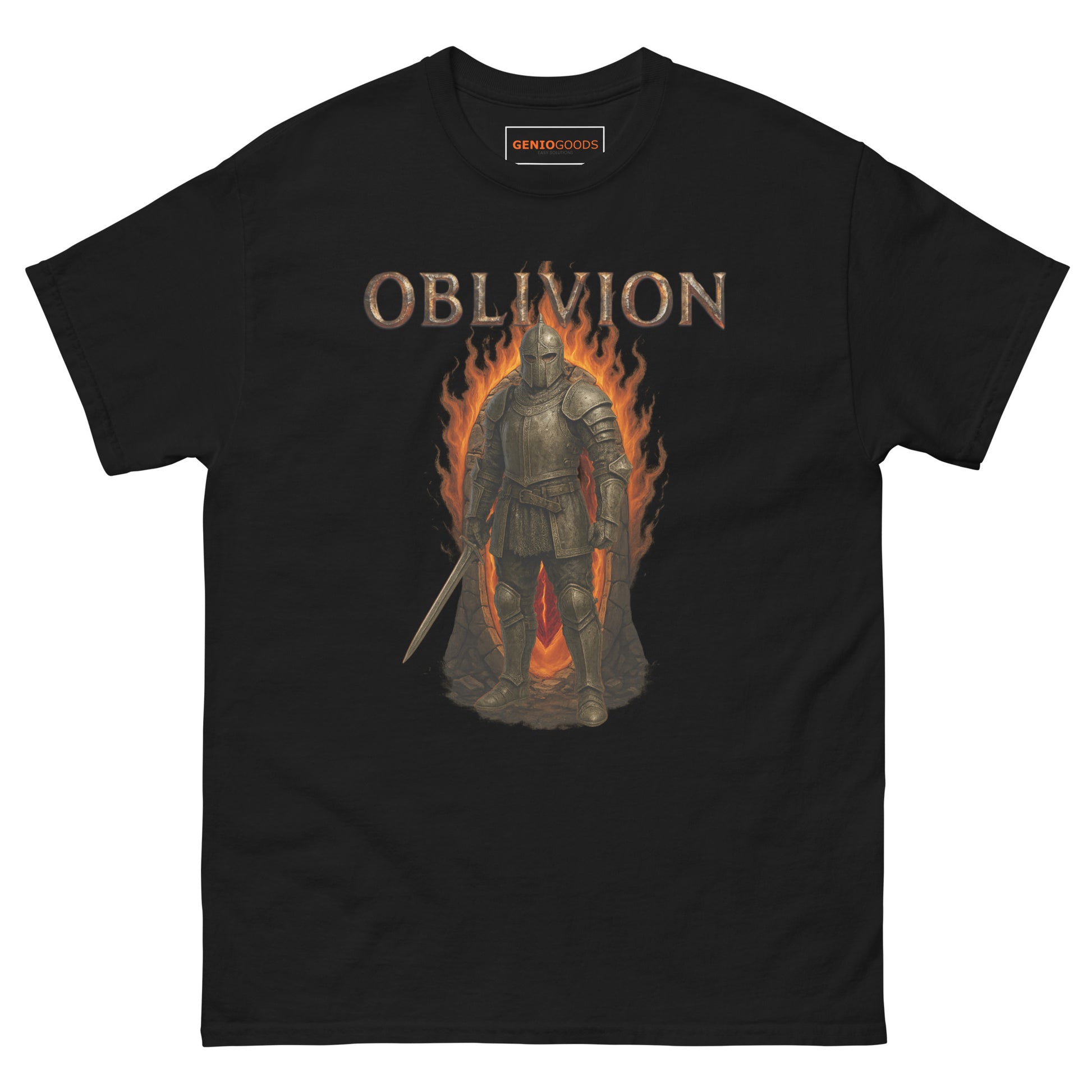 Oblivion Remastered T-Shirt – Classic Knight Fan Tribute