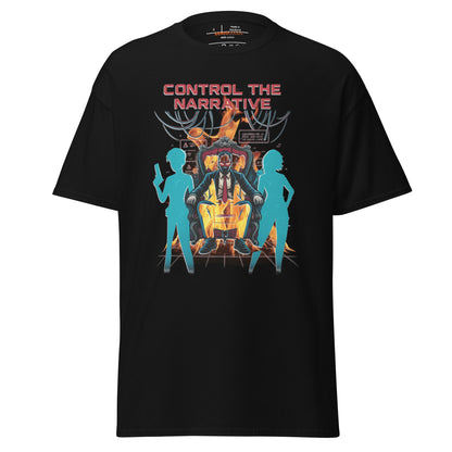 Split Fiction Control the Narrative Dystopian Tee | Fire Edition