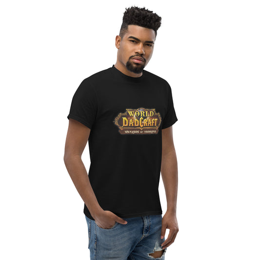World of Dadcraft T-Shirt – Gamer Dad Parody for Toddlers