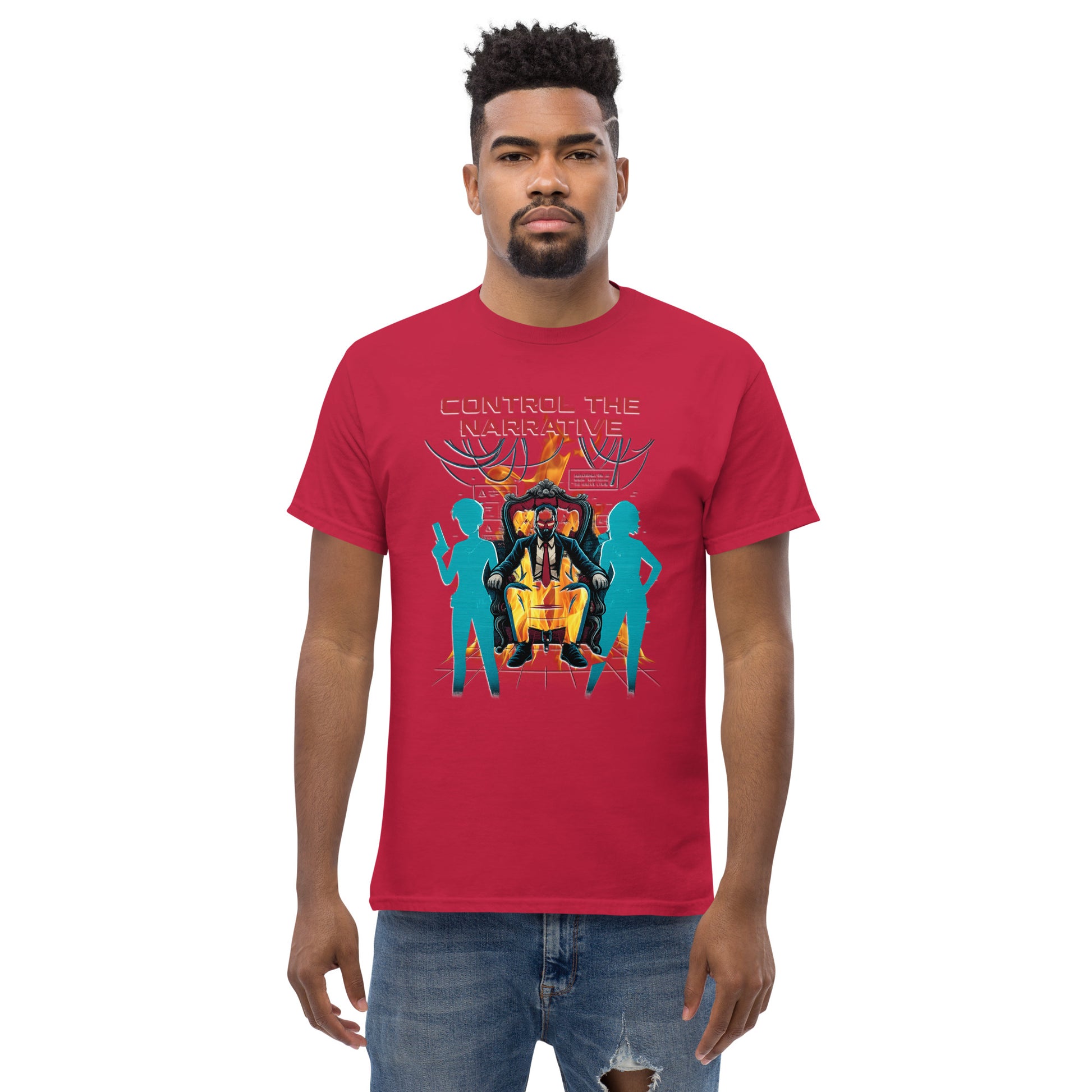Control the Narrative T-Shirt – Dystopian Gamer Art