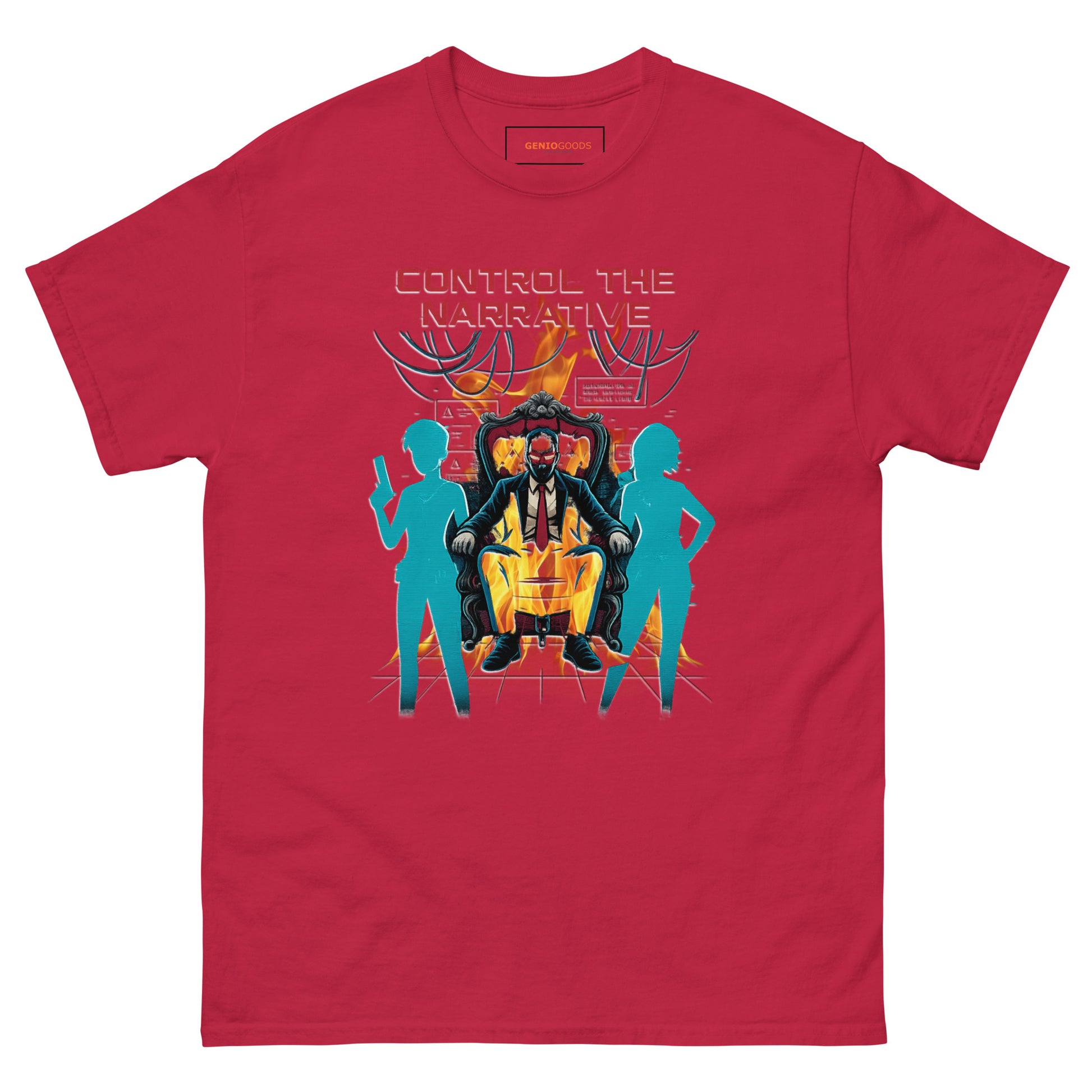 Control the Narrative T-Shirt – Dystopian Gamer Art