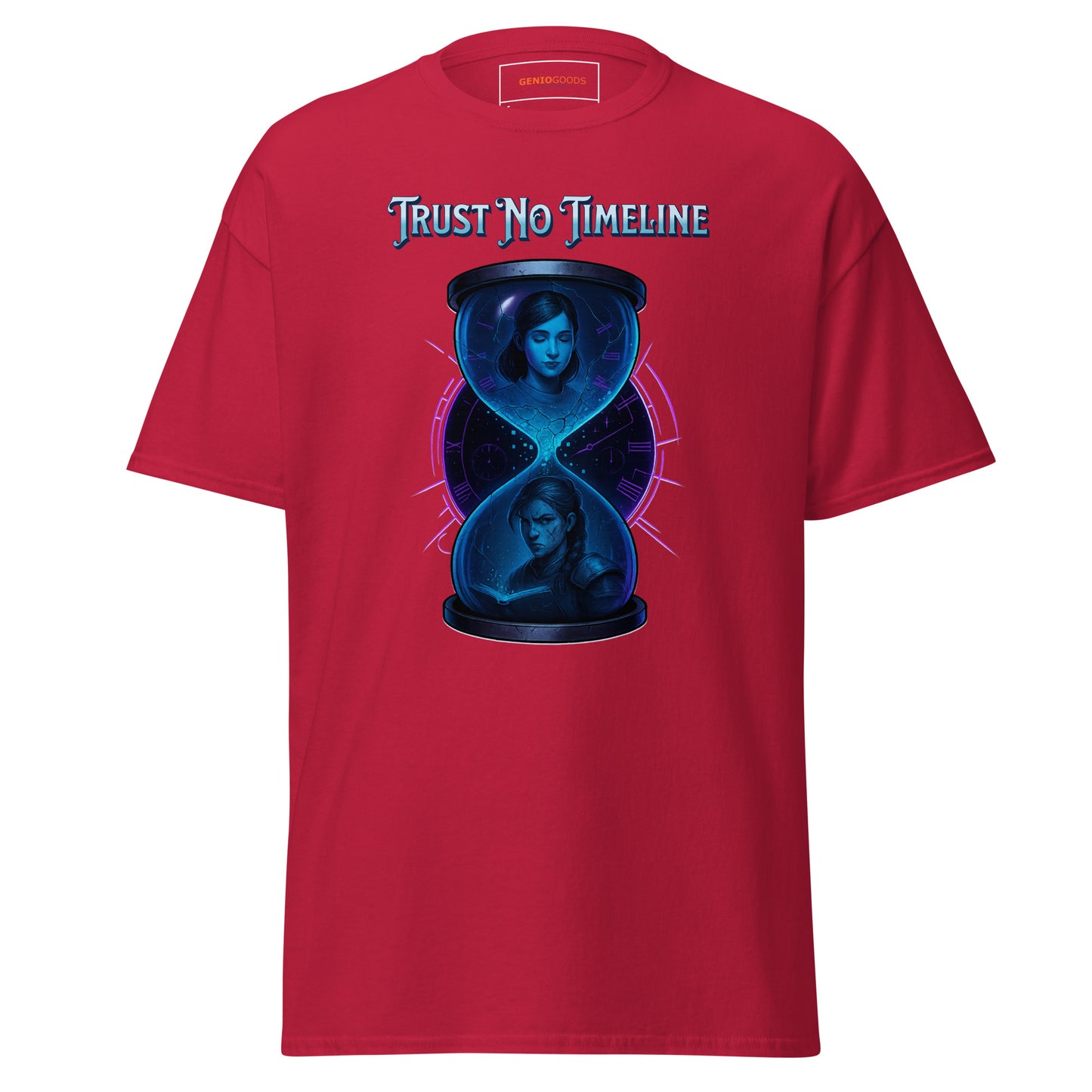 Split Fiction Trust No Timeline Tee – Hourglass Art