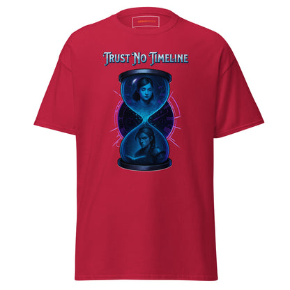 Split Fiction Trust No Timeline Tee – Hourglass Art