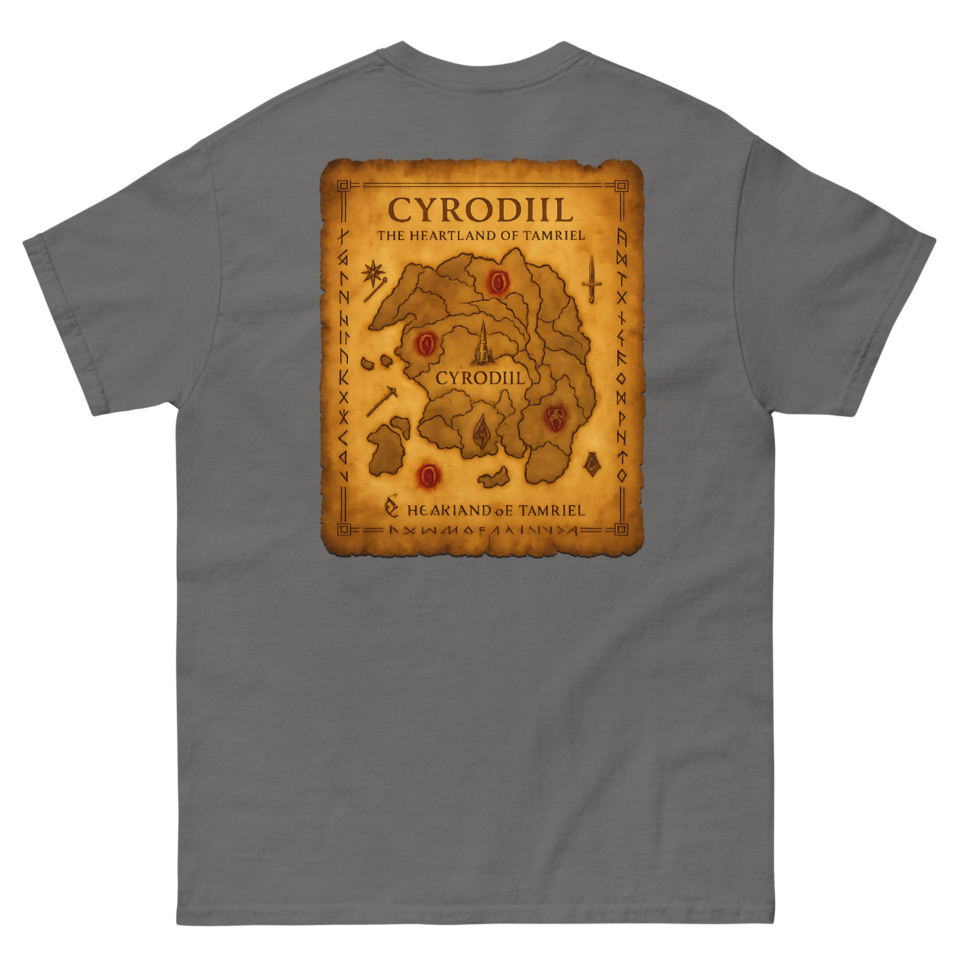 Oblivion Cyrodiil Map T-Shirt – Heartland of Tamriel